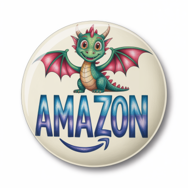 Drache, der zu Amazon-Affiliate führt führt