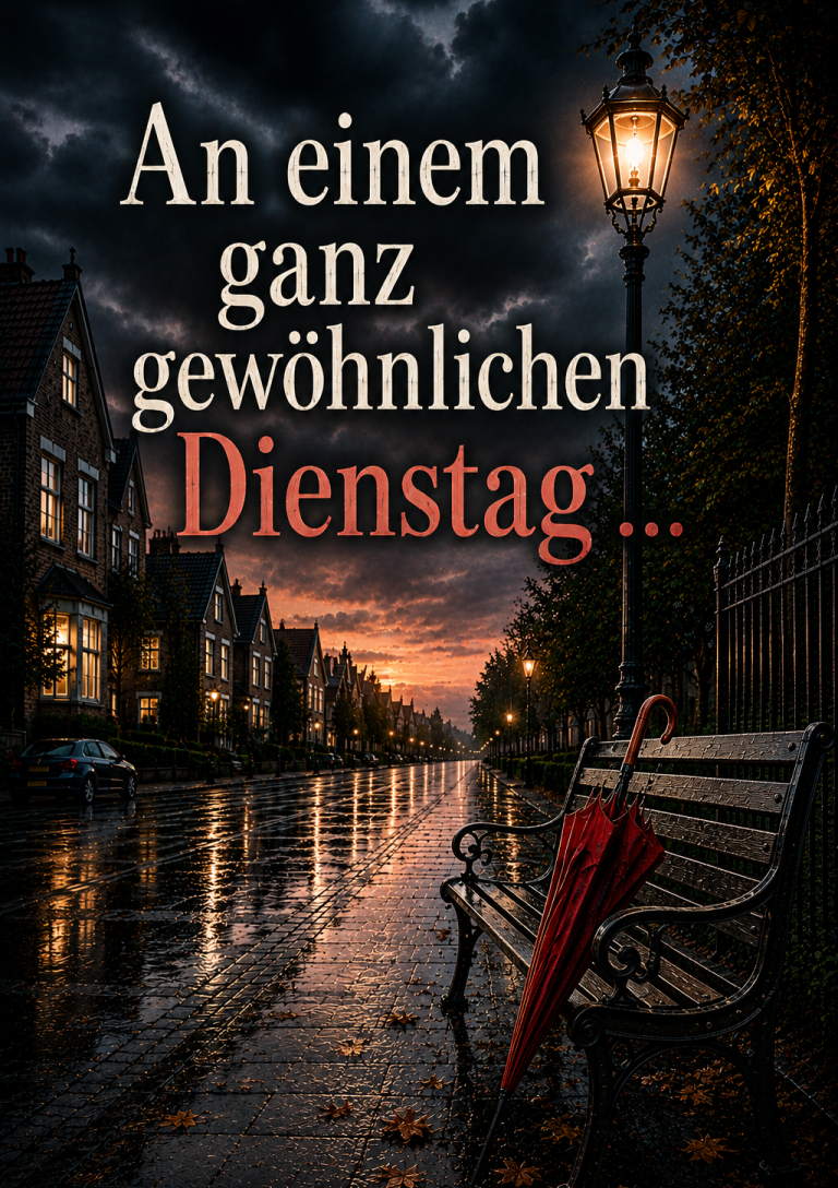 Cover Ein aufgeschlagenes Buch auf einem Tisch mit dem Titel „Das Buch der vergessenen Geschichten“.