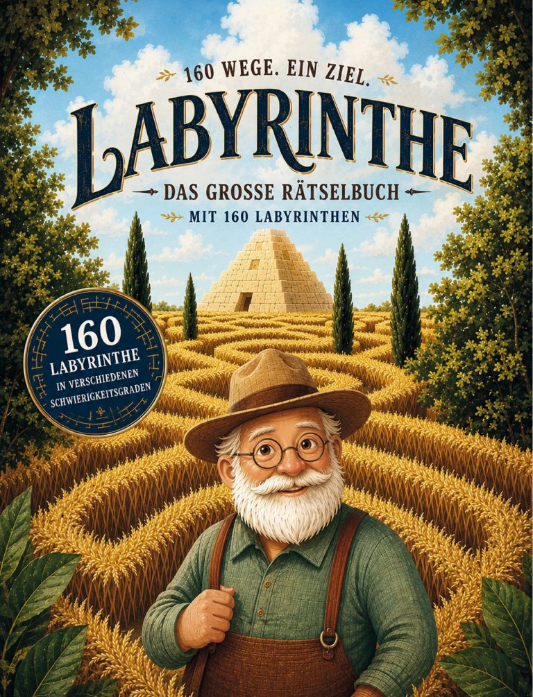 Ein Frau sitzt an einem Tisch mit Büchern und Glücksmomenten, umgeben von bunten Deko-Elementen.