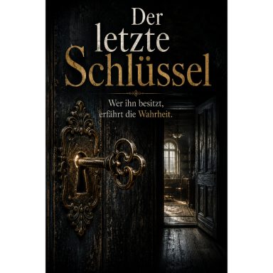 Der letzte Schlüssel Ein alter Schlüssel in einem Türschloss