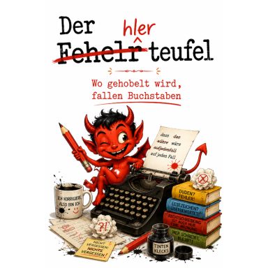 Der Fehlerteufel Teufel auf einer Schreibmaschine
