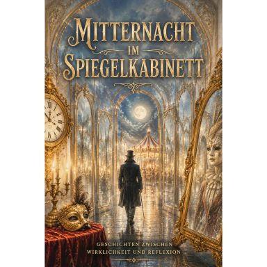 Mitternacht im Spiegelkabinett Mann im Spiegelkabinett