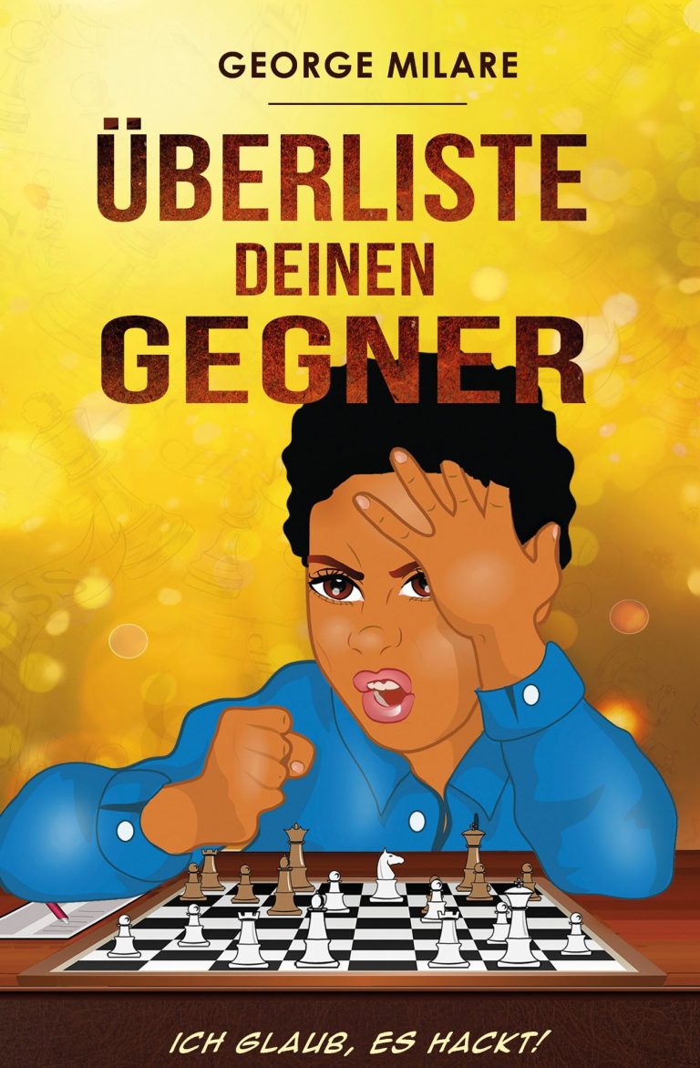 Ein Frau sitzt an einem Tisch mit Büchern und Glücksmomenten, umgeben von bunten Deko-Elementen.