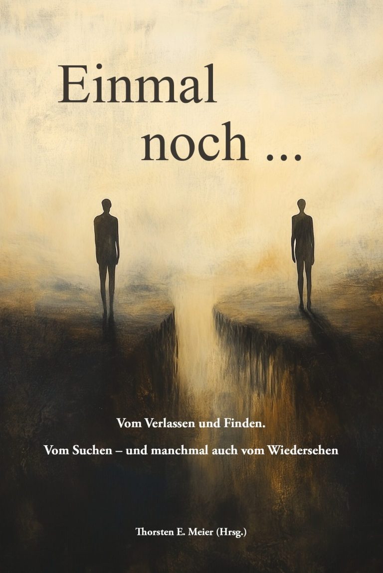 Ein Frau sitzt an einem Tisch mit Büchern und Glücksmomenten, umgeben von bunten Deko-Elementen.