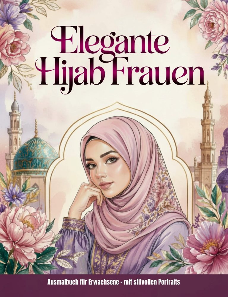 Cover Ein Frau sitzt an einem Tisch mit Büchern und Glücksmomenten, umgeben von bunten Deko-Elementen.