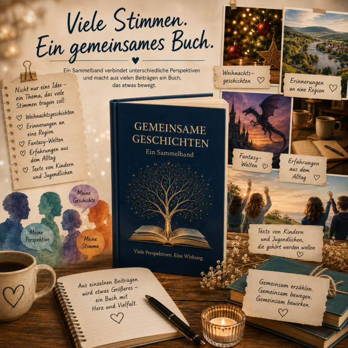 Bücher auf einem Schreibtisch